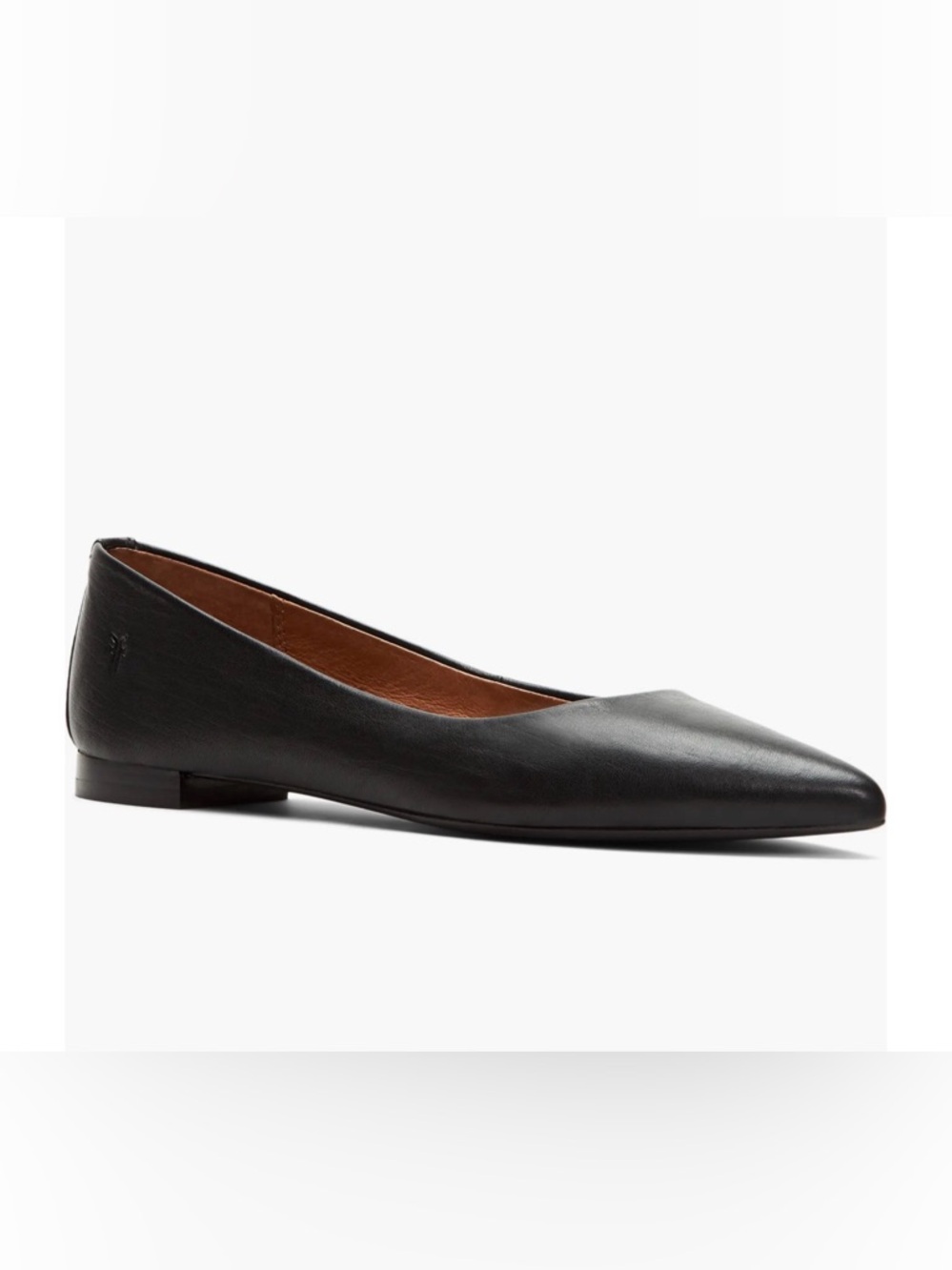 Frye Sienna Pointy Toe Ballet Flat - Black, Business Casual